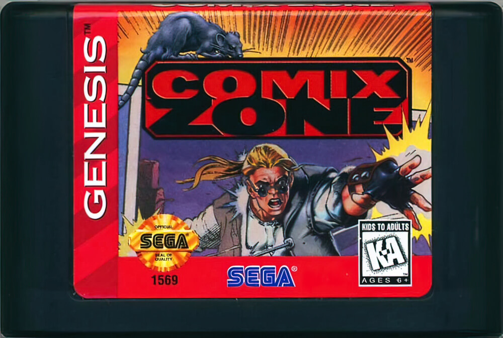 Лицензионный картридж Comix Zone для Genesis